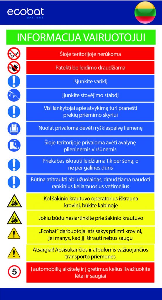 Lithuanian H&S poster